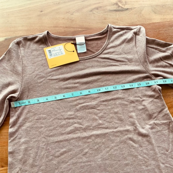 NWT Lolë Downtown tunic dress in maraschino heather size M - Picture 7 of 11